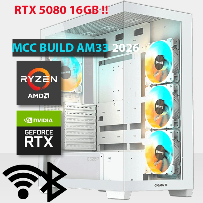 MCC AM33 26 MIDAS Gaming PC Build || AMD Ryzen 7 9850X3D 8 core GeForce RTX 5080 OC Edition 16GB GDDR7 Graphics Card - image MCC AM33 26 MIDAS Gaming PC Build || AMD Ryzen 7 9850X3D 8 core GeForce RTX 5080 OC Edition 16GB GDDR7 Graphics Card - image