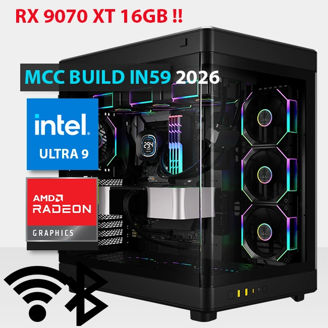 MCC IN59 26 MIDAS Gaming PC Build || Intel Core Ultra 9 285K 24 Core SAPPHIRE NITRO+ AMD Radeon RX 9070 XT Gaming OC 16GB GDD