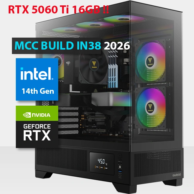 MCC IN38 26 MIDAS Gaming PC Build || Intel Core i5 14400F 10 Core MSI GeForce RTX 5060 Ti VENTUS OC 16GB Graphics Card - imag MCC IN38 26 MIDAS Gaming PC Build || Intel Core i5 14400F 10 Core MSI GeForce RTX 5060 Ti VENTUS OC 16GB Graphics Card - imag