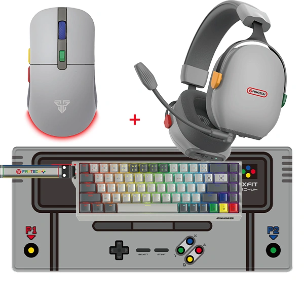 Fantech Super Maxfit Retro Gaming Accessories Edition Combo - Fantech Super Maxfit Retro Edition Combo Fantech Super Maxfit Retro Gaming Accessories Edition Combo - Fantech Super Maxfit Retro Edition Combo