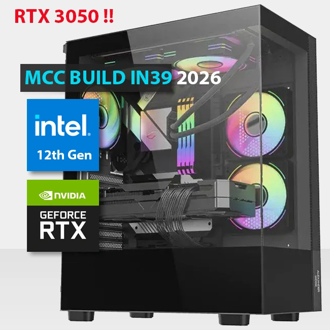 MCC IN39 26 MIDAS Gaming PC Build || Intel Core i7 12700F 12 Core GIGABYTE GeForce RTX 3050 WINDFORCE OC V2 6GB Graphics Card MCC IN39 26 MIDAS Gaming PC Build || Intel Core i7 12700F 12 Core GIGABYTE GeForce RTX 3050 WINDFORCE OC V2 6GB Graphics Card