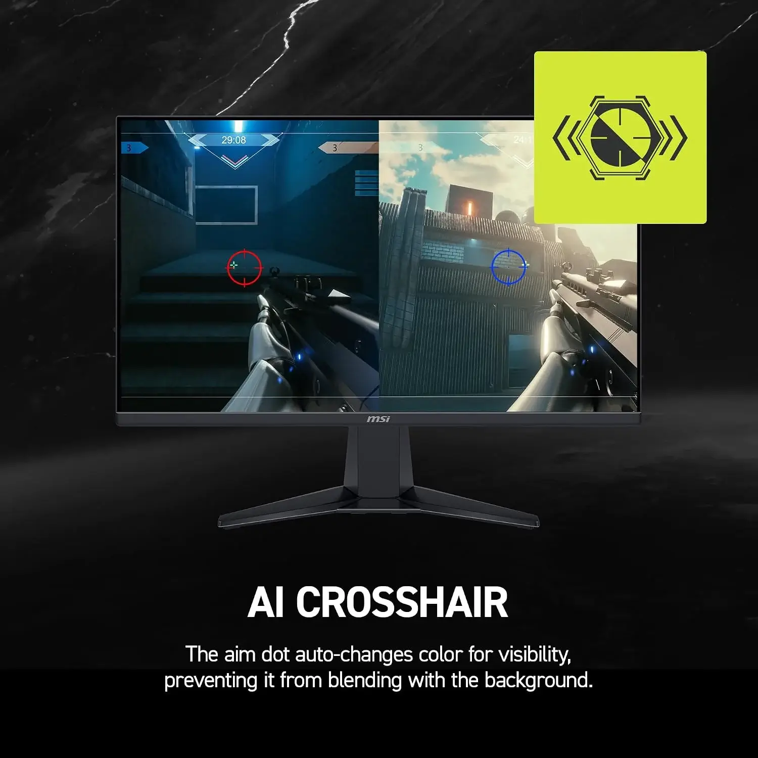 MSI MAG 245F X24 24 inch FHD 0.5ms IPS 240Hz HDR Gaming Monitor - image ptrrem93me
