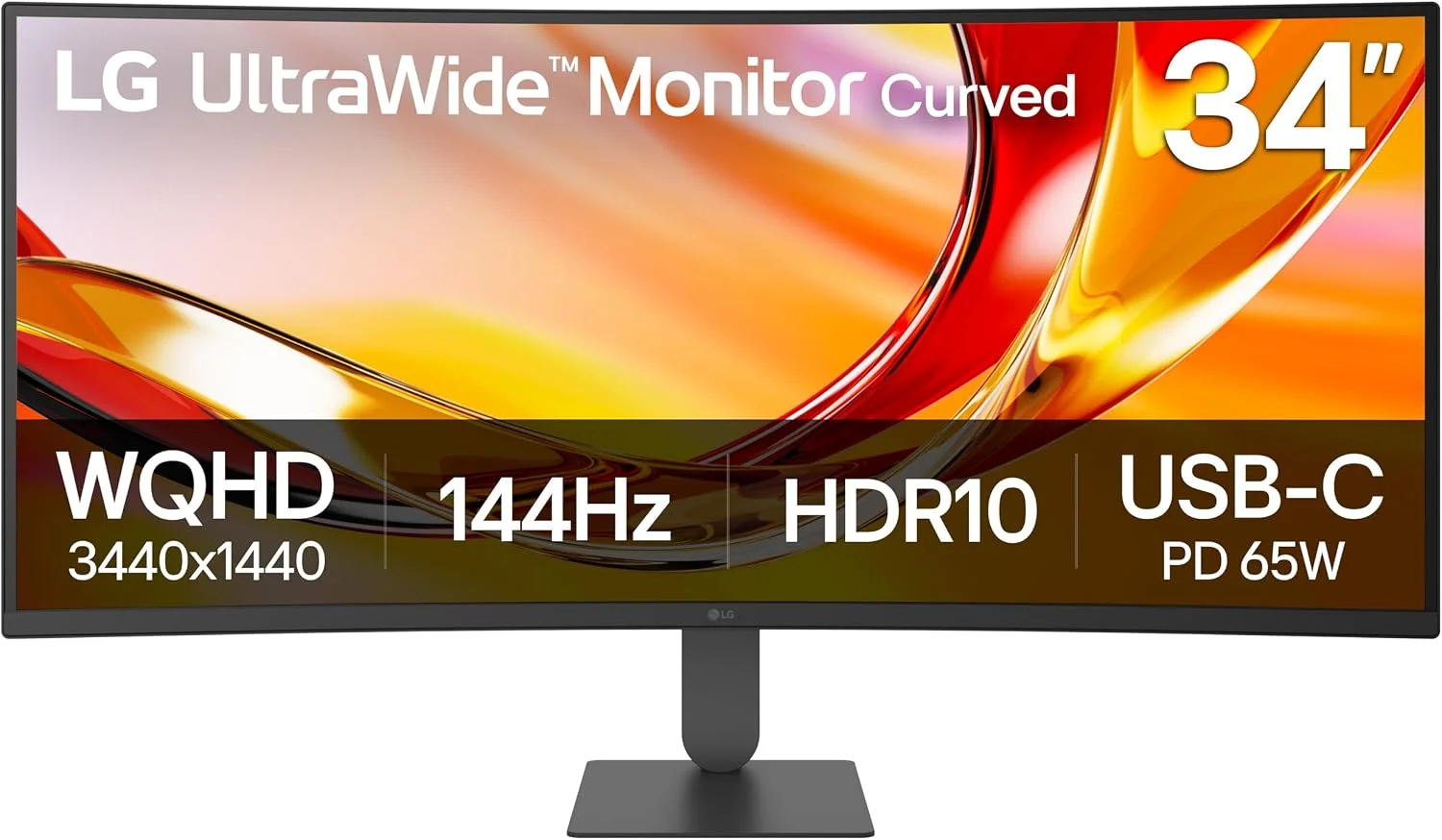 LG 34U640B B 34 inch UltraWide Wide QHD 2K 144Hz Curved Gaming Monitor - LG 34U640B B QHD 2K LG 34U640B B 34 inch UltraWide Wide QHD 2K 144Hz Curved Gaming Monitor - LG 34U640B B QHD 2K