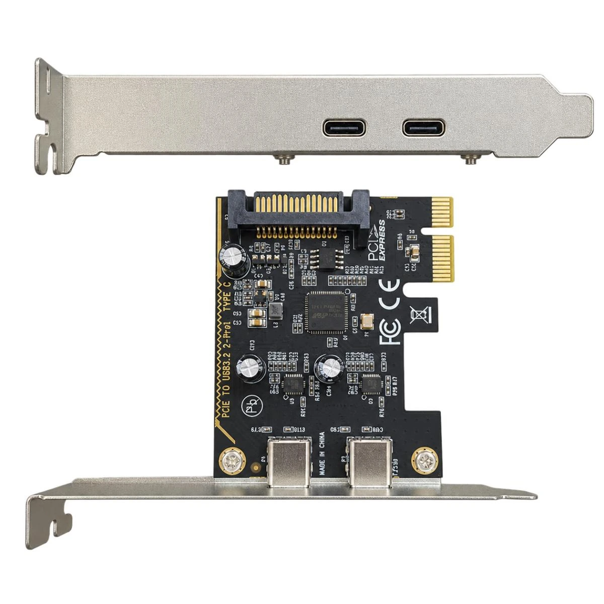 USB-C 3.2 X2 PORTS PCI EXPRESS ADAPTER CARD