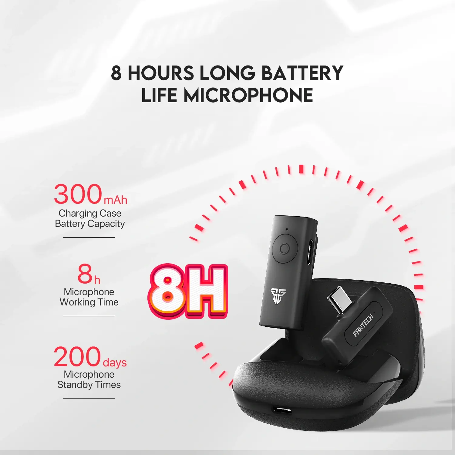 FANTECH WMV11C LEVIOSA AIR Wireless Omni Directional Microphone - FANTECH WMV11C LEVIOSA Directional Microphone FANTECH WMV11C LEVIOSA AIR Wireless Omni Directional Microphone - FANTECH WMV11C LEVIOSA Directional Microphone