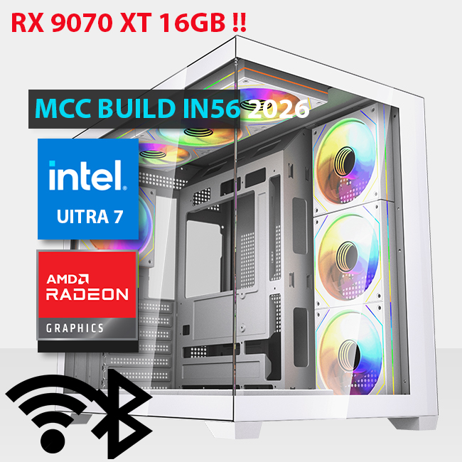 MCC IN56 26 MIDAS Gaming PC Build || Intel Core Ultra 7 270K Plus 24 cores SAPPHIRE NITRO+ AMD Radeon RX 9070 XT Gaming OC 16