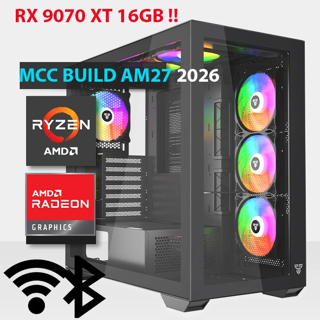 MCC AM27 26 MIDAS Gaming PC Build || AMD Ryzen 7 7800X3D 8 core AMD Radeon RX 9070 XT 16GB Gaming OC GDDR6 Graphics Card - im MCC AM27 26 MIDAS Gaming PC Build || AMD Ryzen 7 7800X3D 8 core AMD Radeon RX 9070 XT 16GB Gaming OC GDDR6 Graphics Card - im
