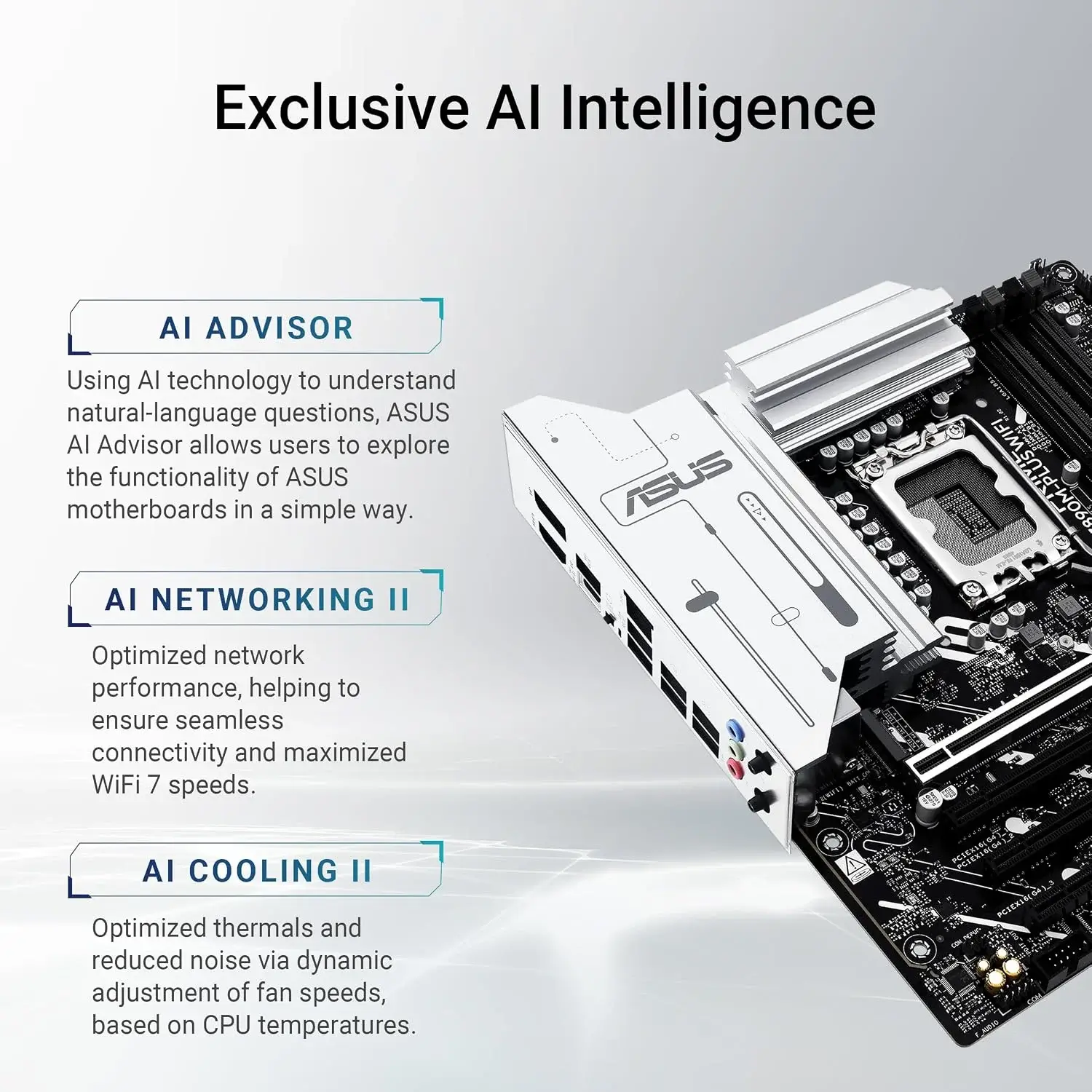 ASUS PRIME Z890M PLUS WIFI 7 & Blutetooh DDR5 Motherboard for ULTRA Processor - product image 1 ASUS PRIME Z890M PLUS WIFI 7 & Blutetooh DDR5 Motherboard for ULTRA Processor - product image 1
