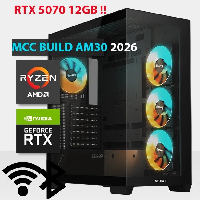 MCC AM30 26 MIDAS Gaming PC Build || AMD Ryzen 7 9800X3D 8 core GeForce RTX 5070 OC 12GB GDDR7 Graphics Card - image u0naae1r MCC AM30 26 MIDAS Gaming PC Build || AMD Ryzen 7 9800X3D 8 core GeForce RTX 5070 OC 12GB GDDR7 Graphics Card - image u0naae1r