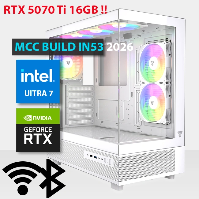 MCC IN53 26 MIDAS Gaming PC Build || Intel Core Ultra 7 265K 20 Core GeForce RTX 5070 Ti OC 16GB GDDR7 Graphics Card - RTX 50 MCC IN53 26 MIDAS Gaming PC Build || Intel Core Ultra 7 265K 20 Core GeForce RTX 5070 Ti OC 16GB GDDR7 Graphics Card - RTX 50