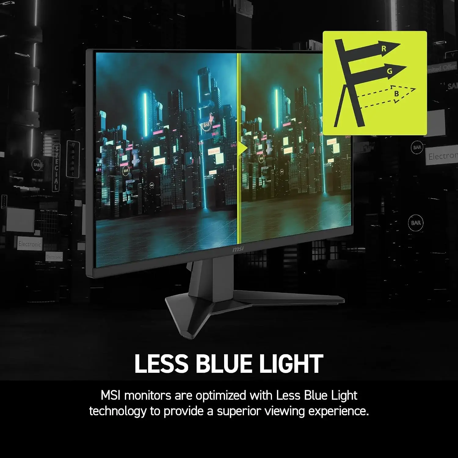 MSI MAG 245F X24 24 inch FHD 0.5ms IPS 240Hz HDR Gaming Monitor - image vyddtxbwem
