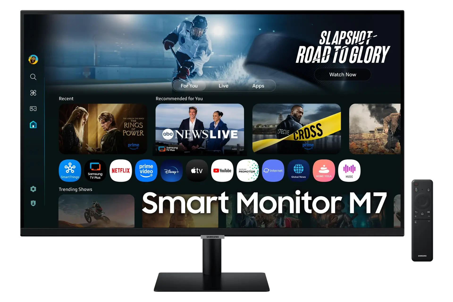 Samsung M7 M70F 32 inch 4K UHD VA Vision AI Flat Business Monitor HDR10 - Samsung M7 M70F Monitor
