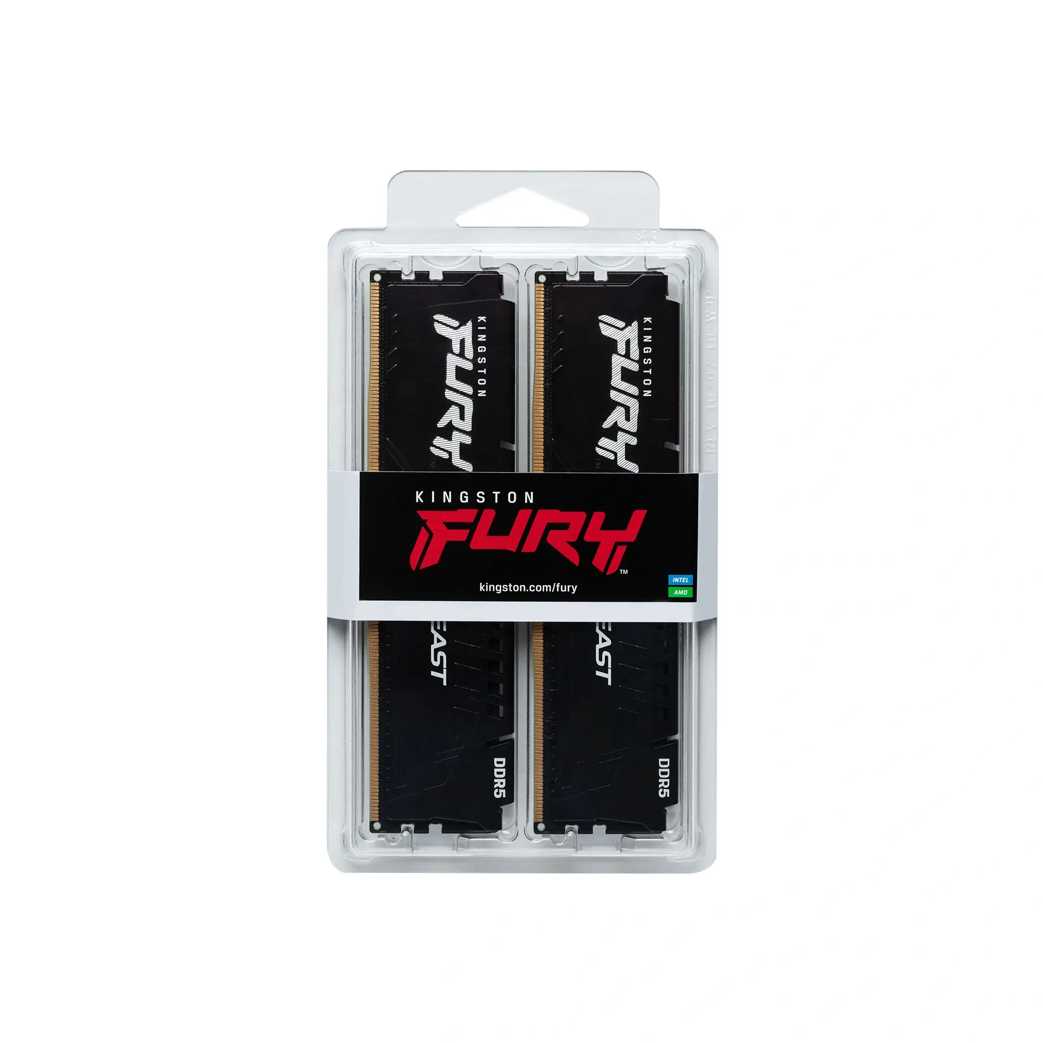 Kingston FURY Beast 32GB (2 x 16GB) 6000MHz DDR5 PC RAM CL30 - Kingston FURY Beast 32GB RAM Kingston FURY Beast 32GB (2 x 16GB) 6000MHz DDR5 PC RAM CL30 - Kingston FURY Beast 32GB RAM