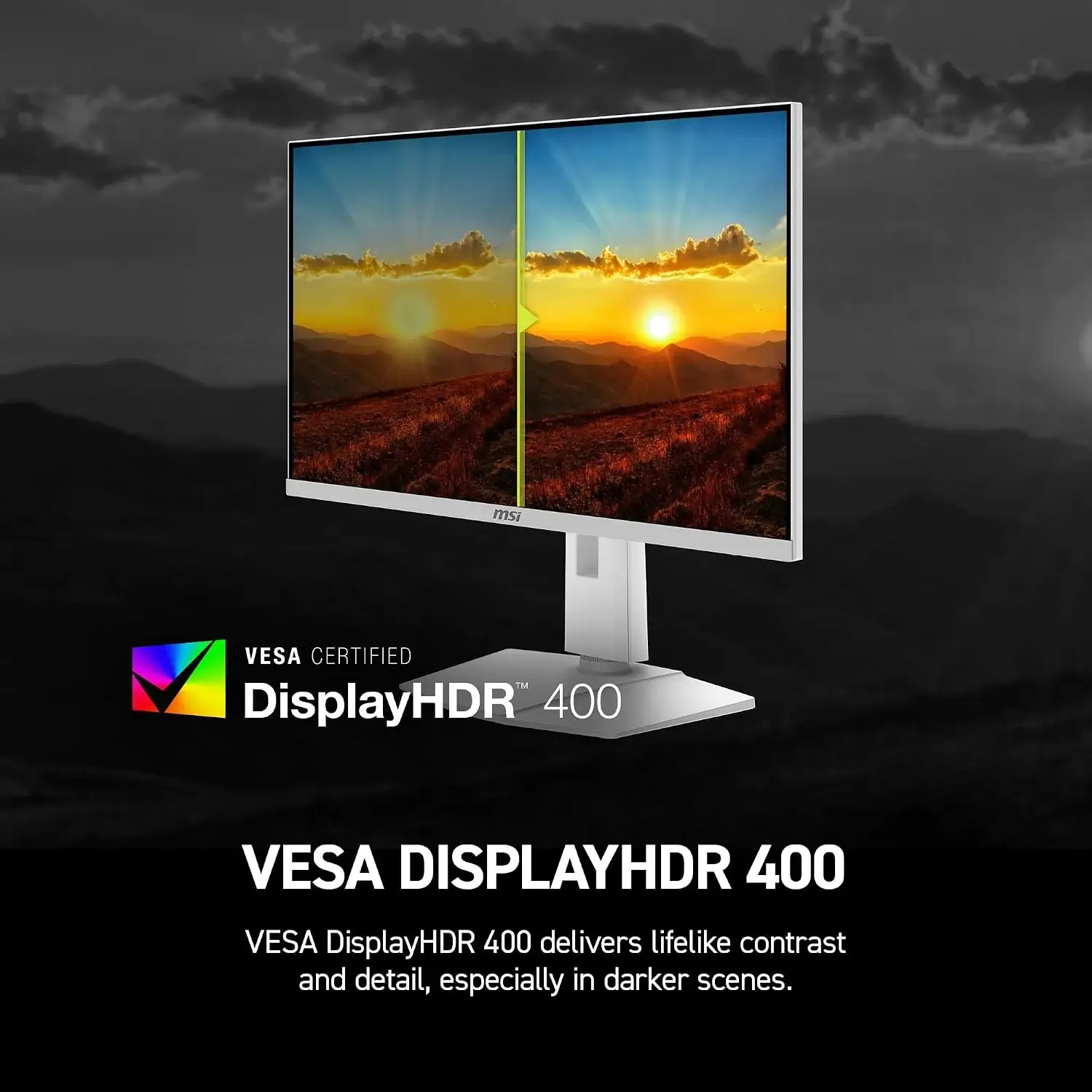 MSI MAG 274QRFW X32 27 inch WQHD 2K 320Hz 0.5ms HDR400 HDMI 2.1 Gaming Monitor - product image 2