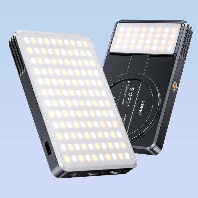 JMARY FM-168R PORTABLE LED LIGHT MAGNETIC MAGSAFE VIDEO FILL LAMP product thumbnail 2