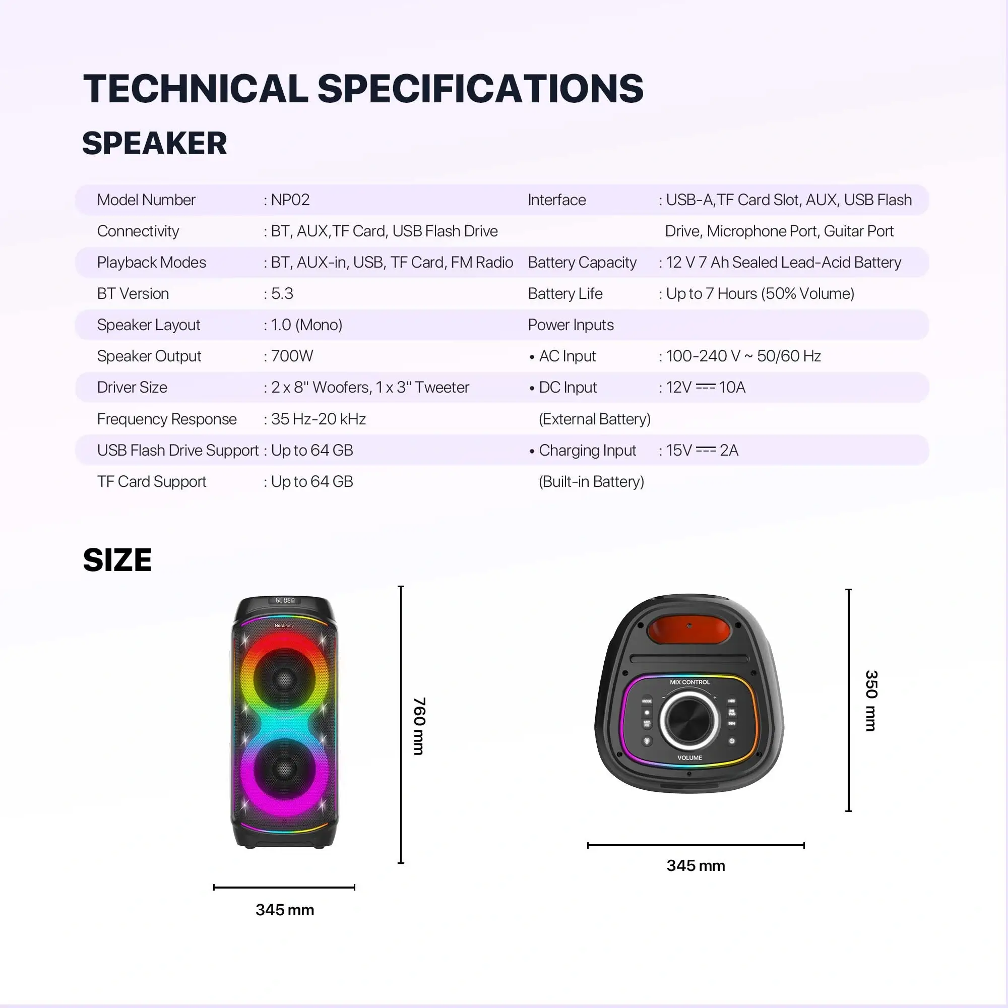 Fantech NeraParty Speaker