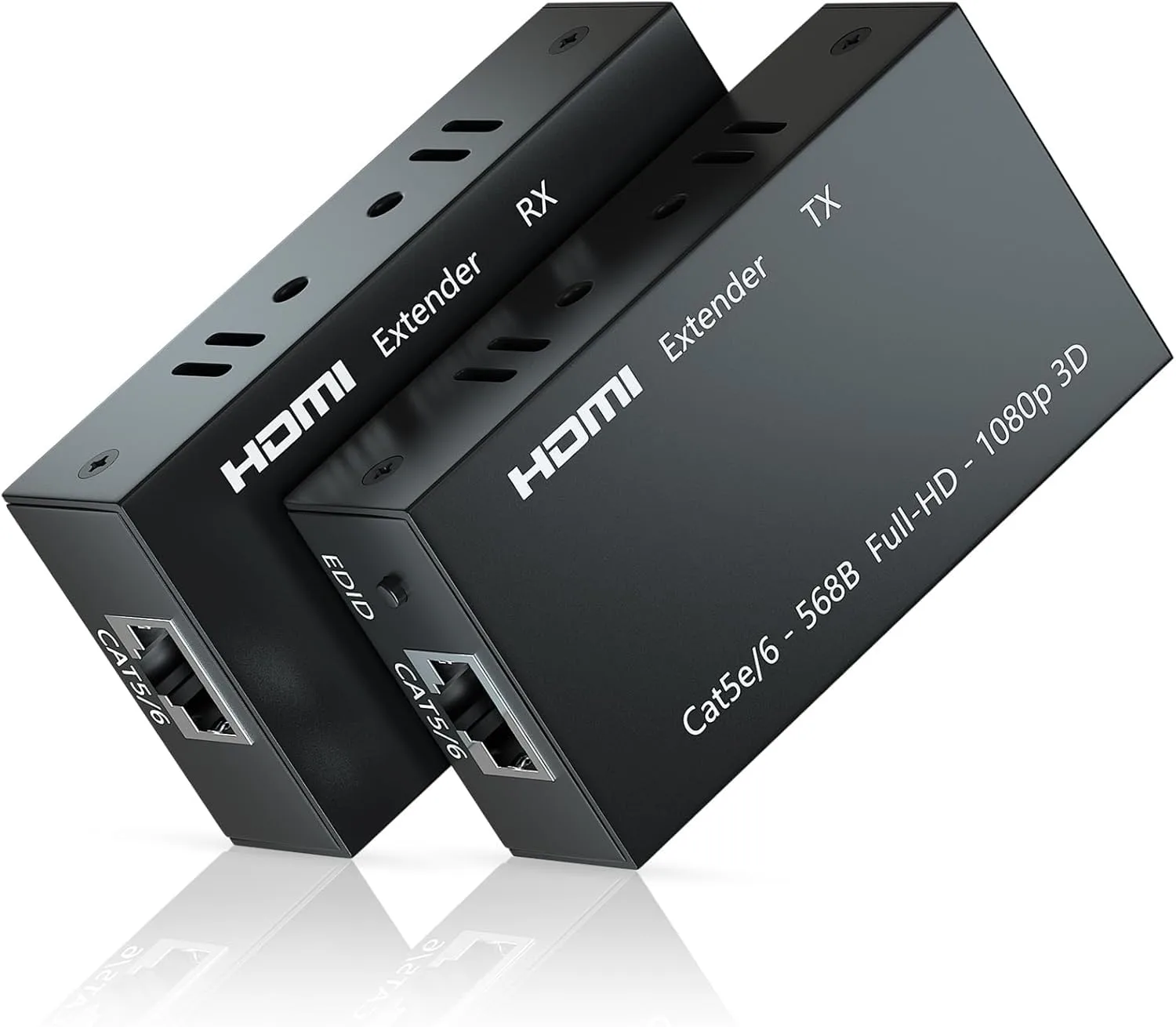 HDMI EXTENDER OVER CAT6 UP TO 60 METERS TRANSMITTER SENDER WITH POWER FHD 3D