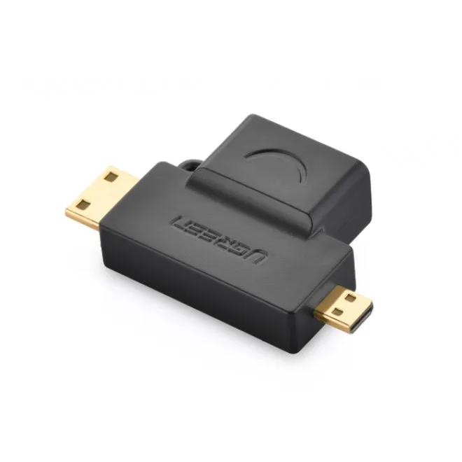 UGREEN 20144 MICRO HDMI AND MINI HDMI TO HDMI FEMALE ADAPTER