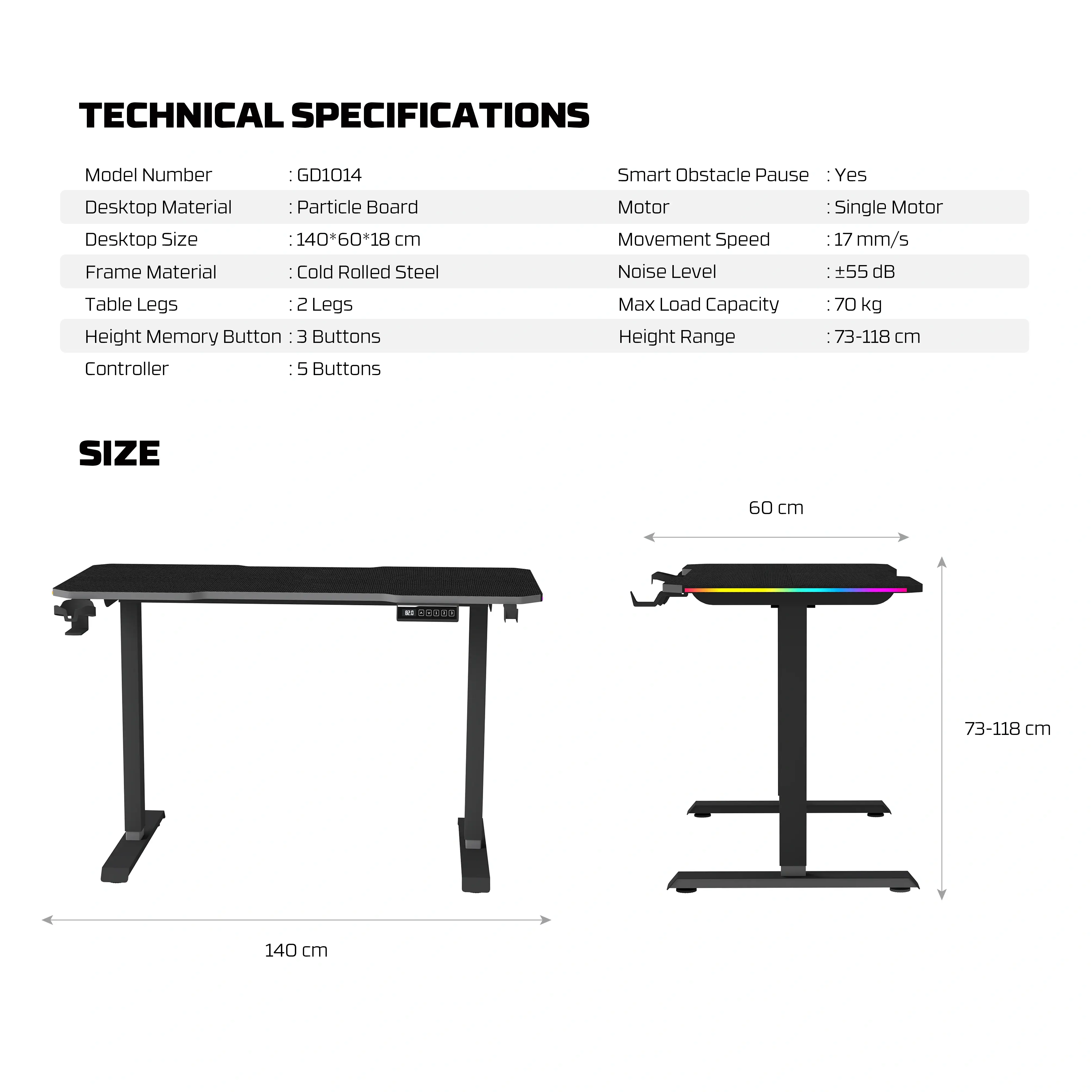 Fantech Rising Desk