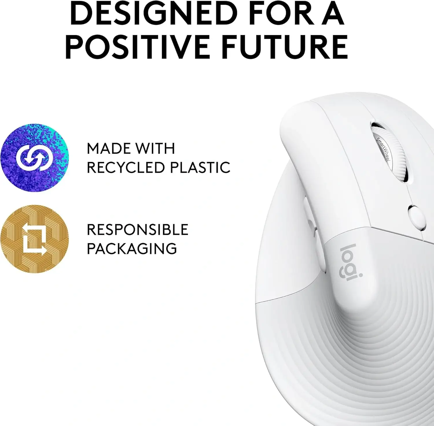 LOGITECH LIFT Mouse White