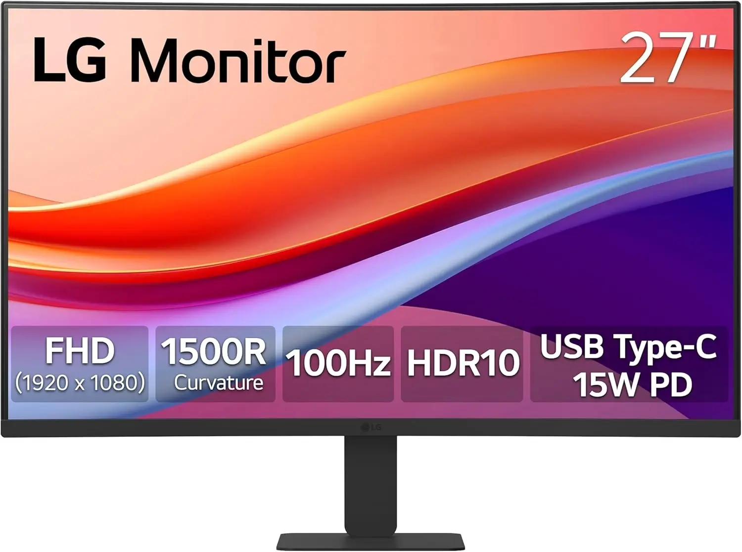LG 27U421A-B 27-inch Curved Business Monitor