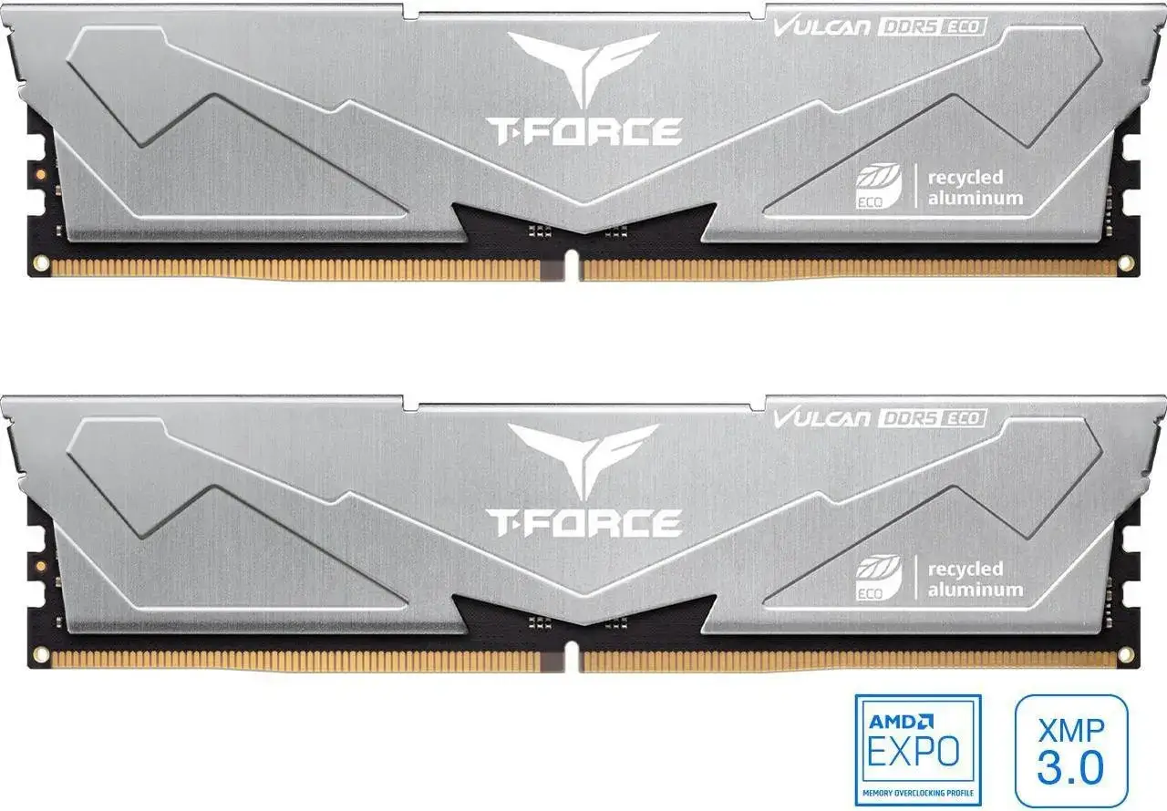 Team T-Force Vulcan ECO 32GB (2 x 16GB) 6400MHz DDR5 PC RAM