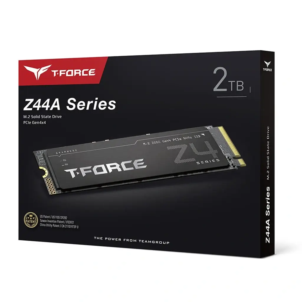 Team Group T-Force Z44A 2TB M.2 2280 PCIe Gen 4.0x4 SSD - 3D NAND