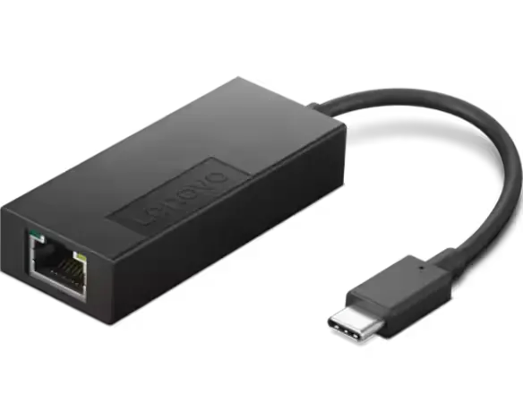 LENOVO USB-C TO 2.5G ETHERNET ADAPTER SUPPORT PXE BOOT, WAKE-ON-LAN, MAC PASS THROUGH WITH LEDS ON RJ45 CONNECTOR