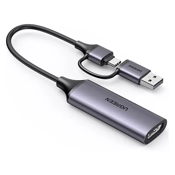 UGREEN 25854 USB-A AND USB-C HDMI VIDEO CAPTURE CARD FHD60HZ