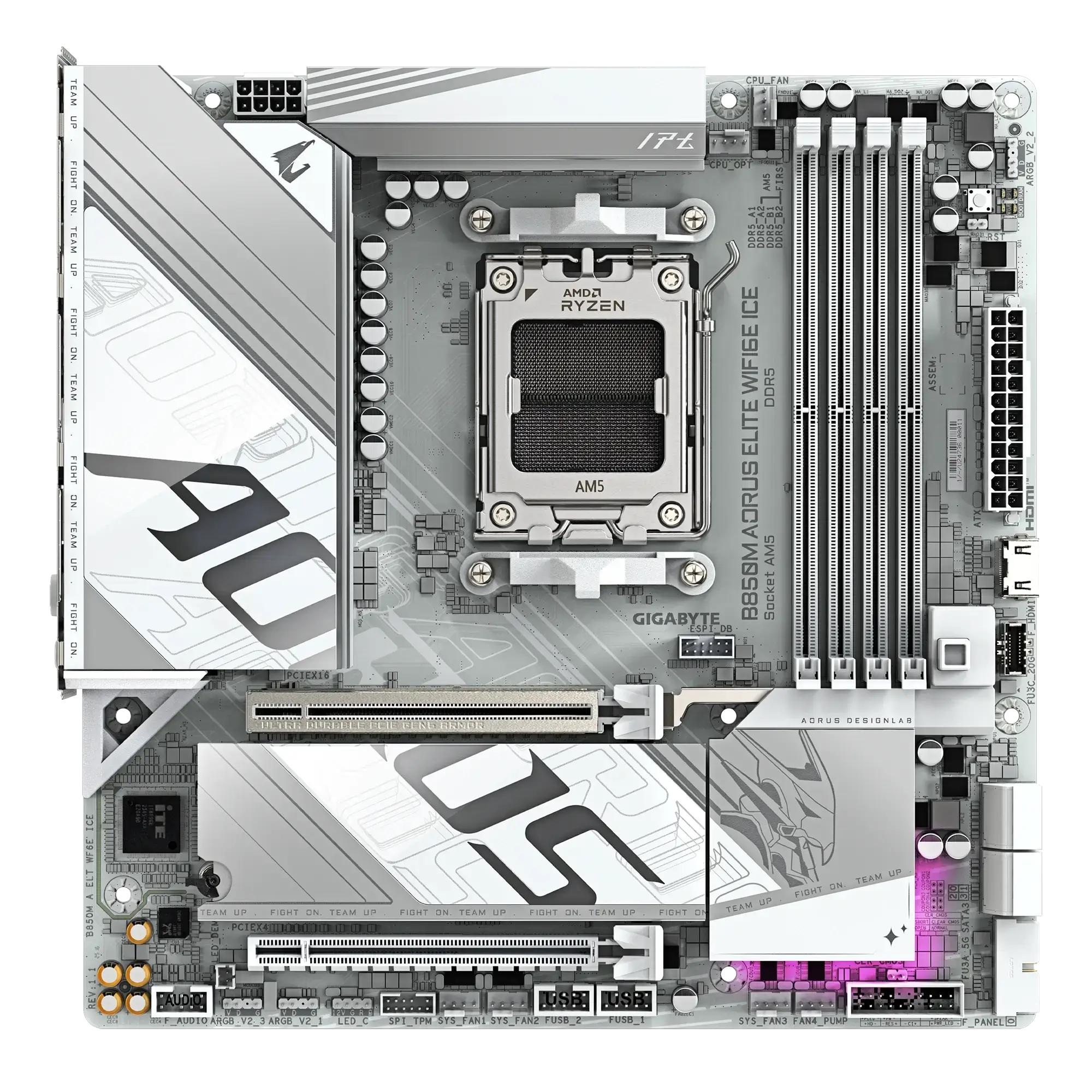 GIGABYTE B850M AORUS Elite ICE Motherboard