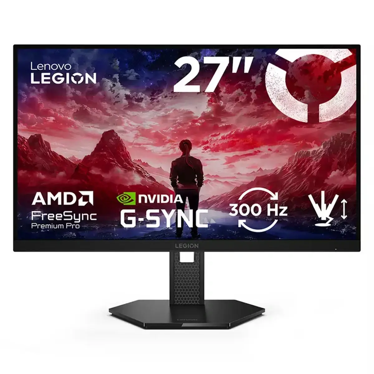 Lenovo Legion 27Q-11 27-inch QHD 2K IPS 0.5ms 300Hz Gaming Monitor (Tilt, Swivel, Pivot, Height Adjust Stand)