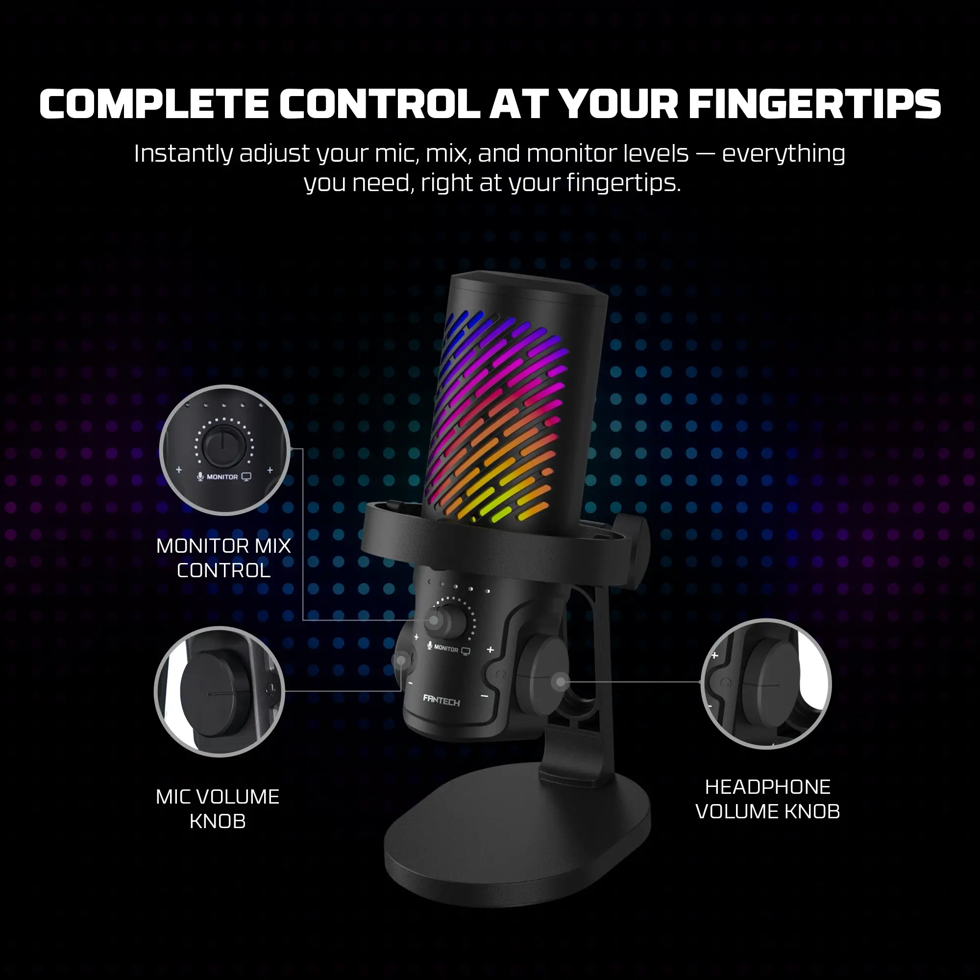 Fantech MCX04 LEVIOSA AURA Microphone