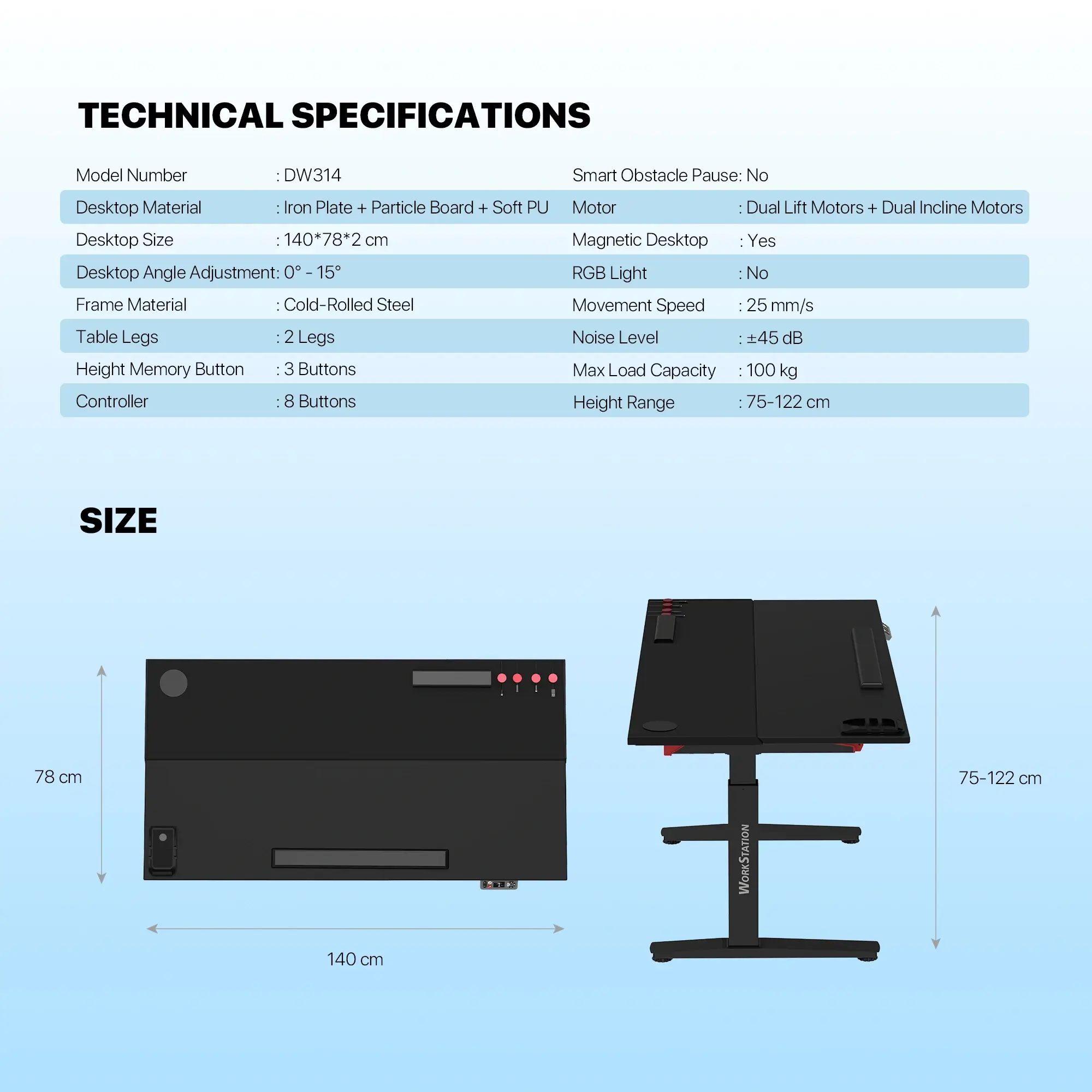 Fantech DW314 WORKSTATION ZURICH
