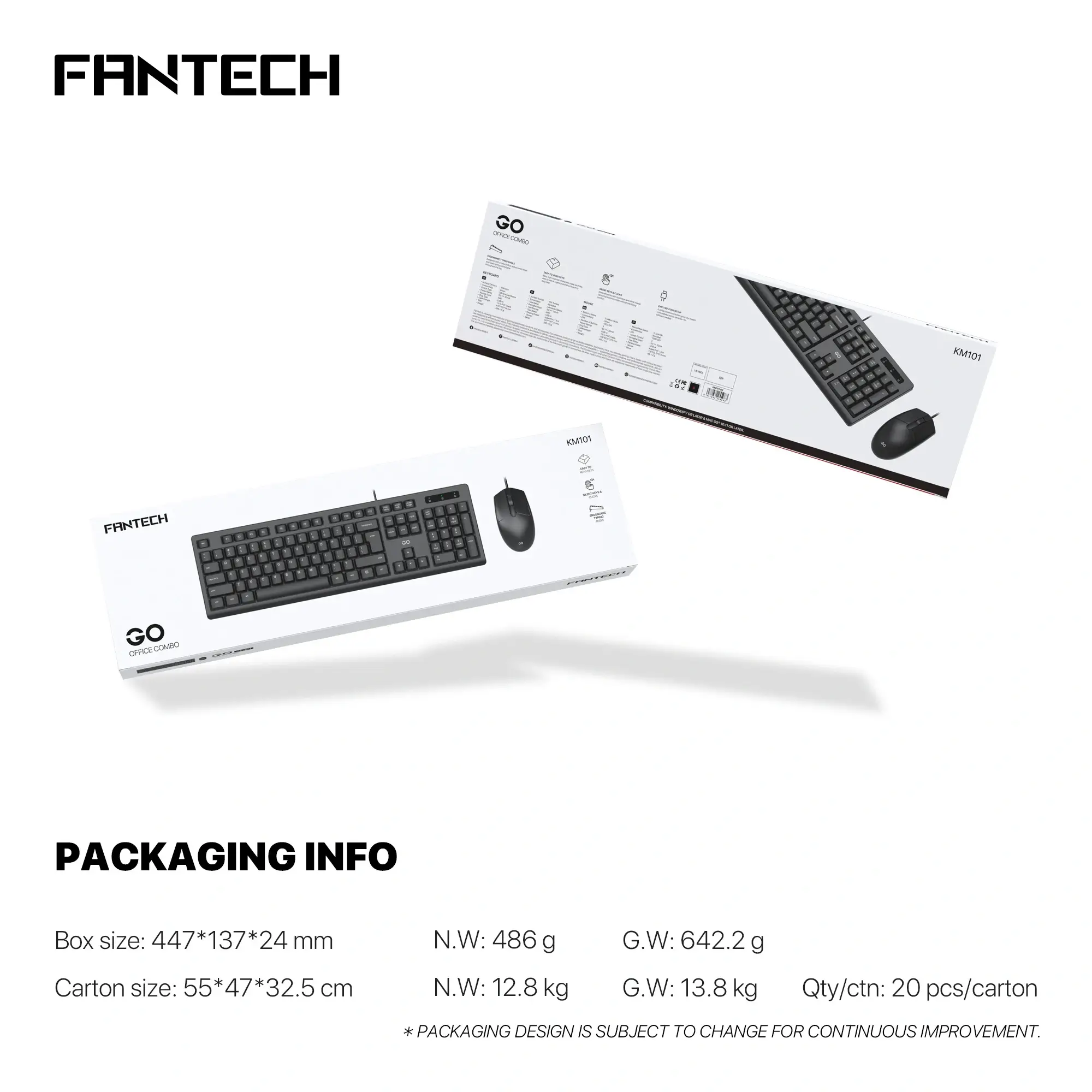 Fantech KM101 